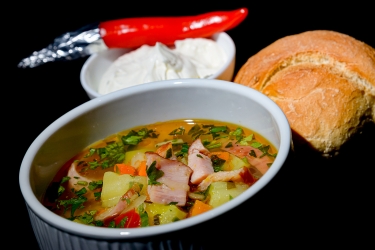 CIORBA DE LEGUME CU AFUMATURA