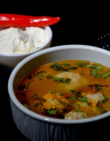 CIORBA DE PERISOARE DE PORC